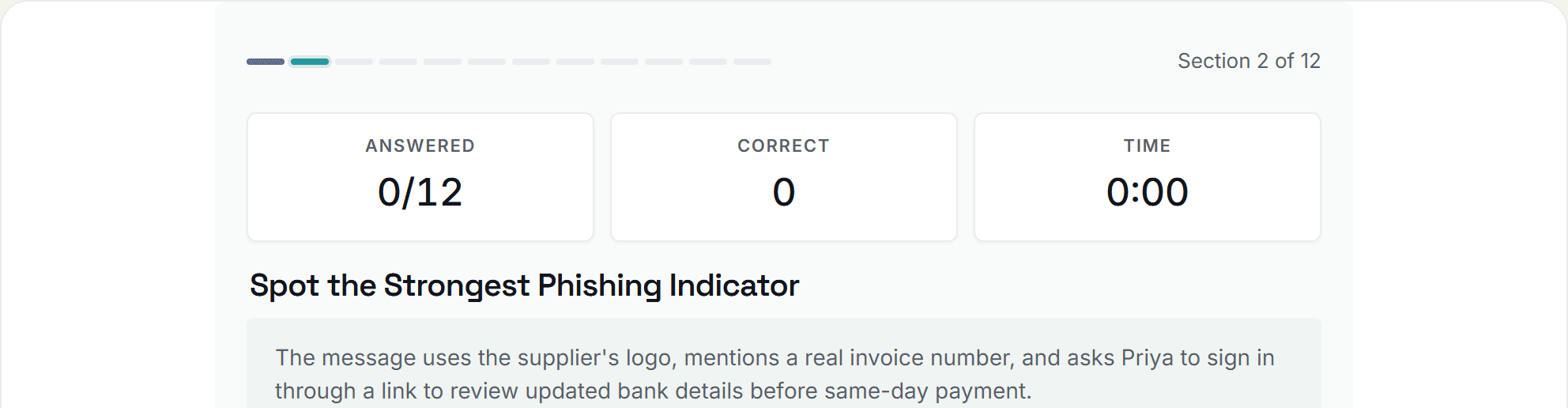 Preview screenshot of the Quarterly Cybersecurity Briefing: Phishing, MFA Fatigue, and Safe Hybrid Working example
