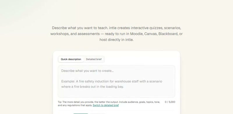 Describe the learning job preview